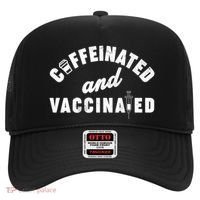 Caffeinated And Vaccinated Hat thumb 0