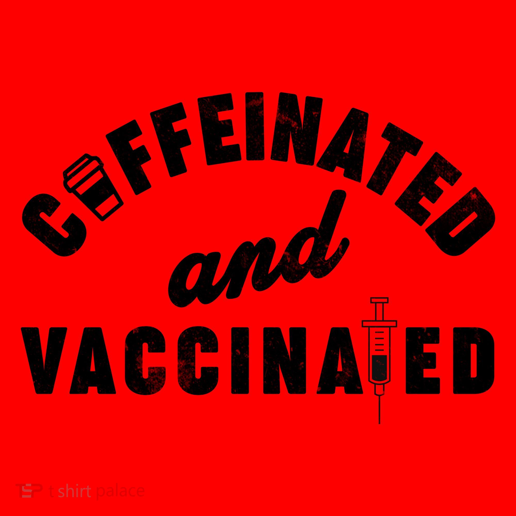 Caffeinated And Vaccinated Santa Hat