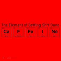 Caffeine The Element Of Getting Shit Done Santa Hat thumb 1