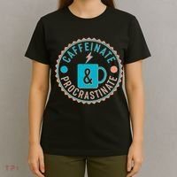 Caffinate & Procrastinate T-Shirt thumb 4
