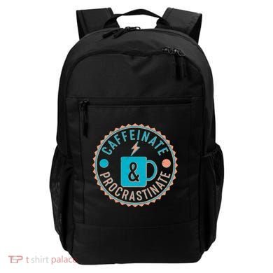 Caffinate & Procrastinate Backpack