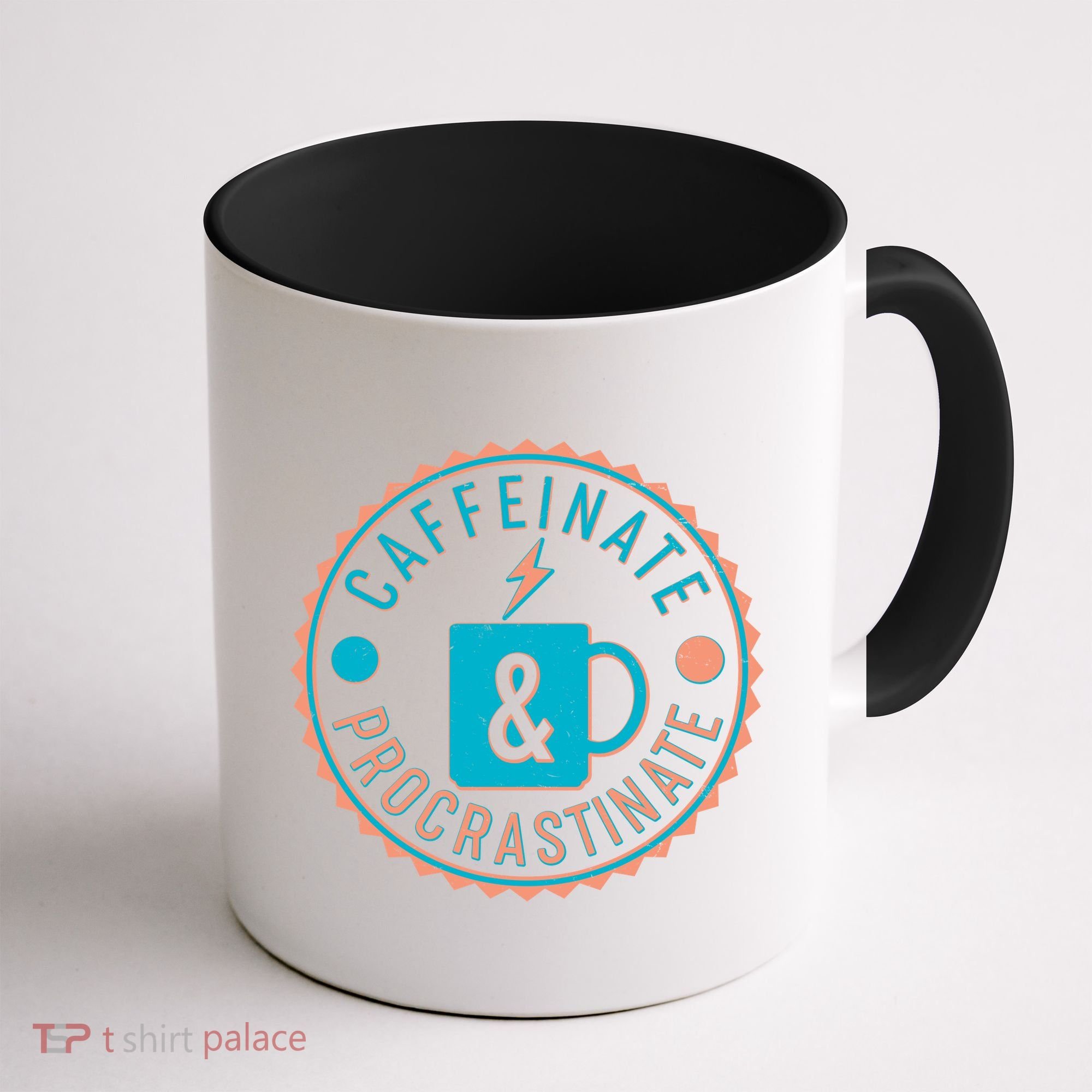 Caffinate & Procrastinate Coffee Mug