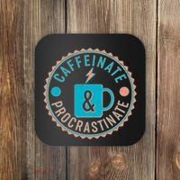 Caffinate & Procrastinate Coaster thumb 0