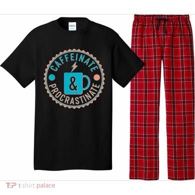 Caffinate & Procrastinate Pajama Set