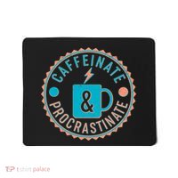 Caffinate & Procrastinate Mousepad thumb 0