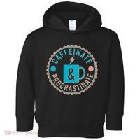 Caffinate & Procrastinate Toddler Hoodie thumb 0