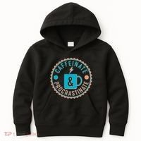 Caffinate & Procrastinate Kids Hoodie thumb 0