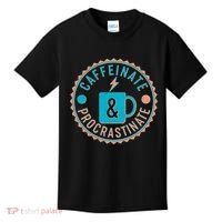 Caffinate & Procrastinate Kids T-Shirt thumb 0