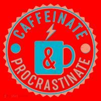 Caffinate & Procrastinate Santa Hat thumb 1