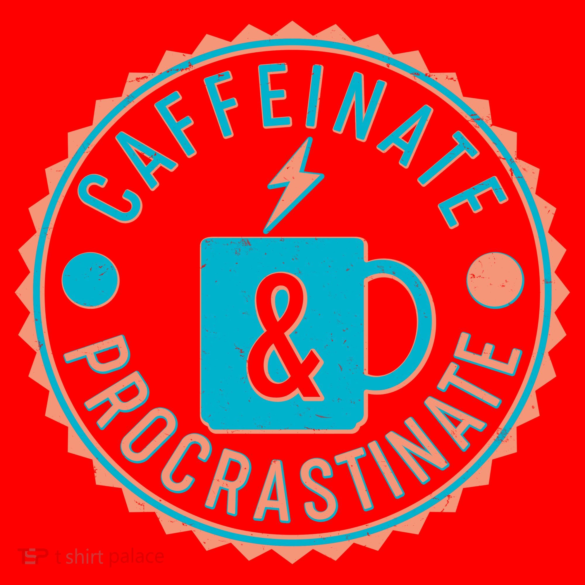 Caffinate & Procrastinate Santa Hat