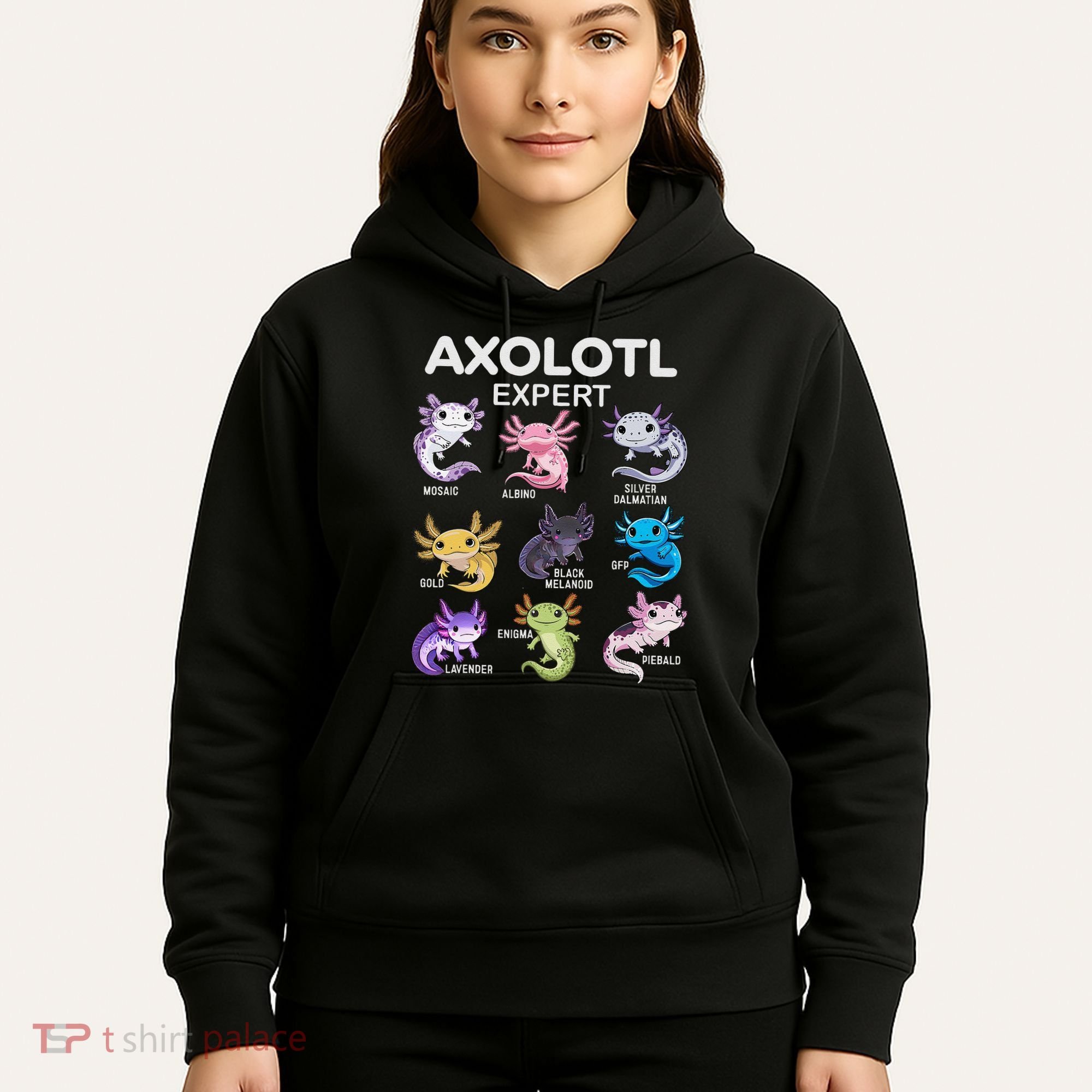 Cute Axolotl Girl Axolotl Gift Hoodie