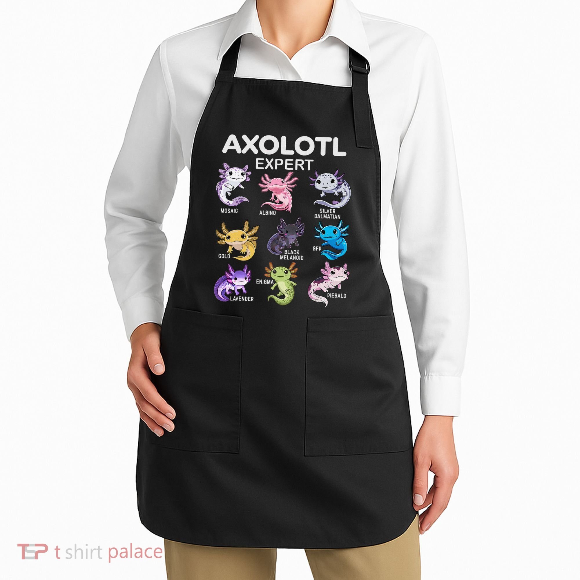 Cute Axolotl Girl Axolotl Gift Apron