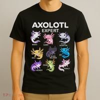 Cute Axolotl Girl Axolotl Gift T-Shirt thumb 3
