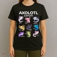 Cute Axolotl Girl Axolotl Gift T-Shirt thumb 4