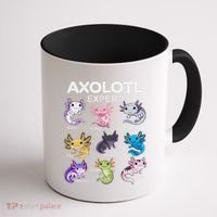 Cute Axolotl Girl Axolotl Gift Coffee Mug thumb 1