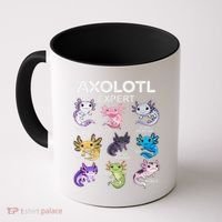 Cute Axolotl Girl Axolotl Gift Coffee Mug thumb 0