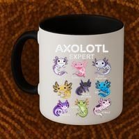 Cute Axolotl Girl Axolotl Gift Coffee Mug thumb 2