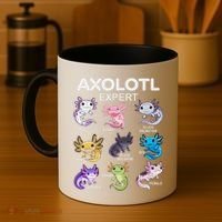 Cute Axolotl Girl Axolotl Gift Coffee Mug thumb 4
