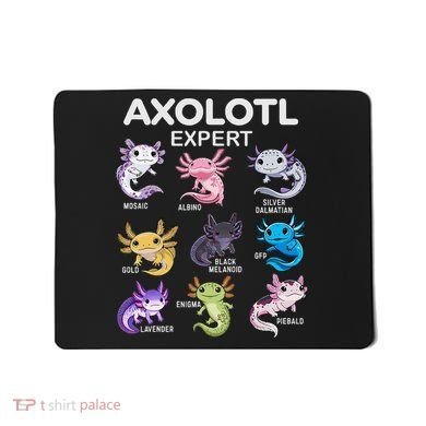Cute Axolotl Girl Axolotl Gift Mousepad