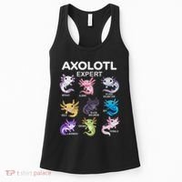 Cute Axolotl Girl Axolotl Gift Women's Tank Top thumb 0
