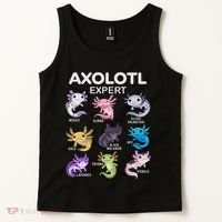 Cute Axolotl Girl Axolotl Gift Tank Top thumb 2