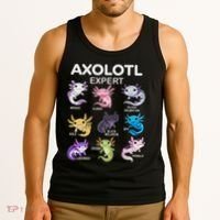 Cute Axolotl Girl Axolotl Gift Tank Top thumb 3
