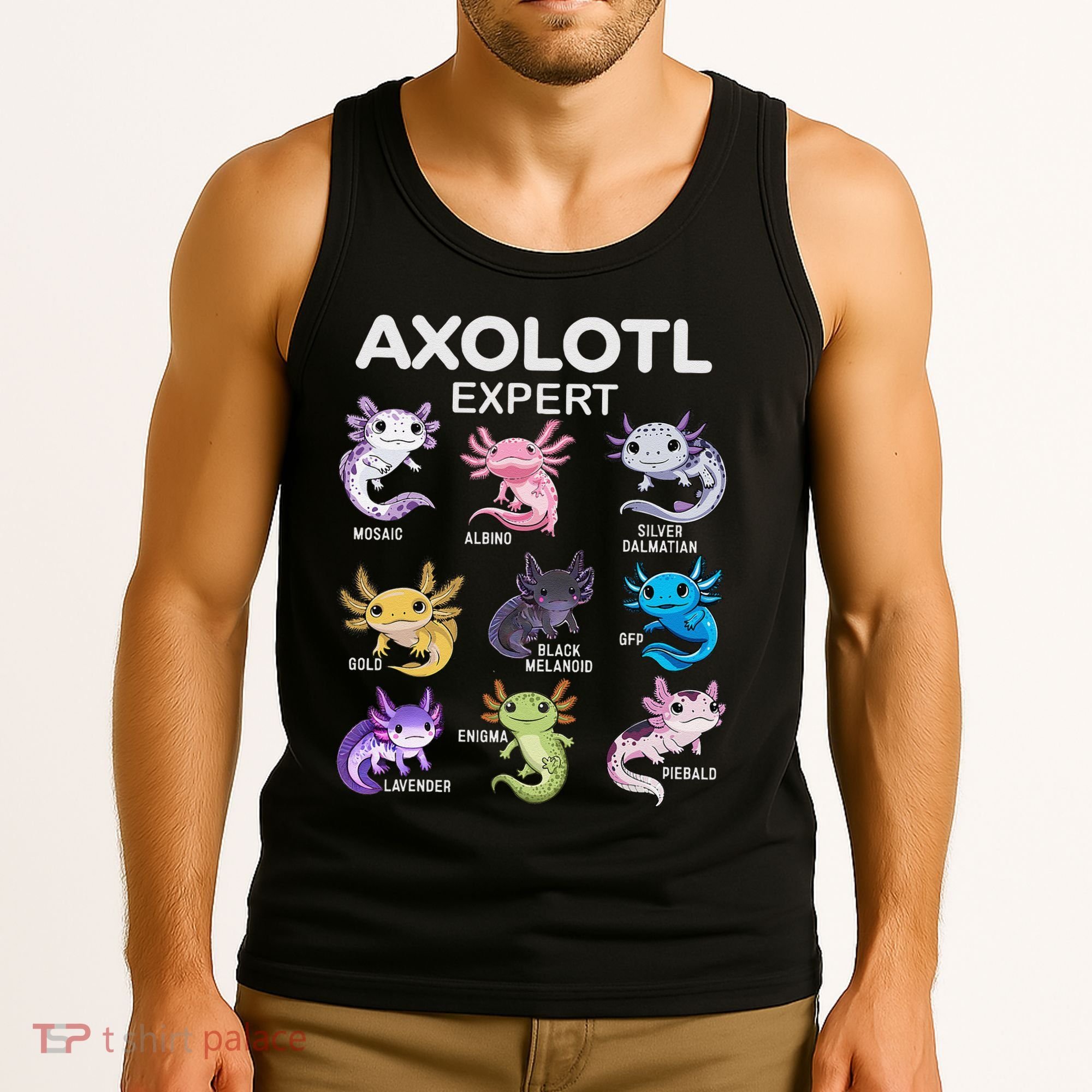 Cute Axolotl Girl Axolotl Gift Tank Top