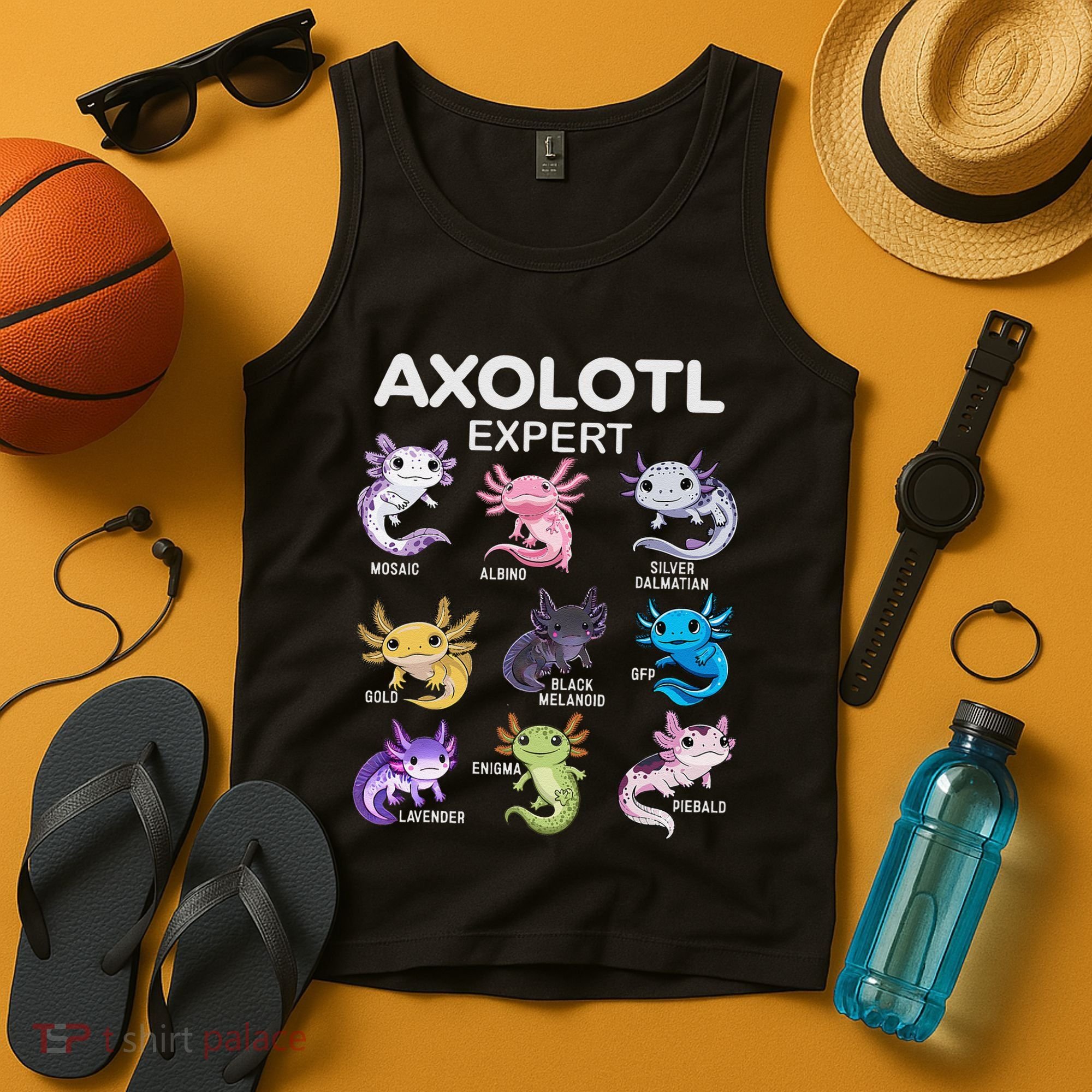 Cute Axolotl Girl Axolotl Gift Tank Top