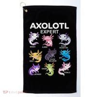 Cute Axolotl Girl Axolotl Gift Golf Towel thumb 0