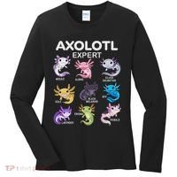 Cute Axolotl Girl Axolotl Gift Women's Long Sleeve Shirt thumb 0