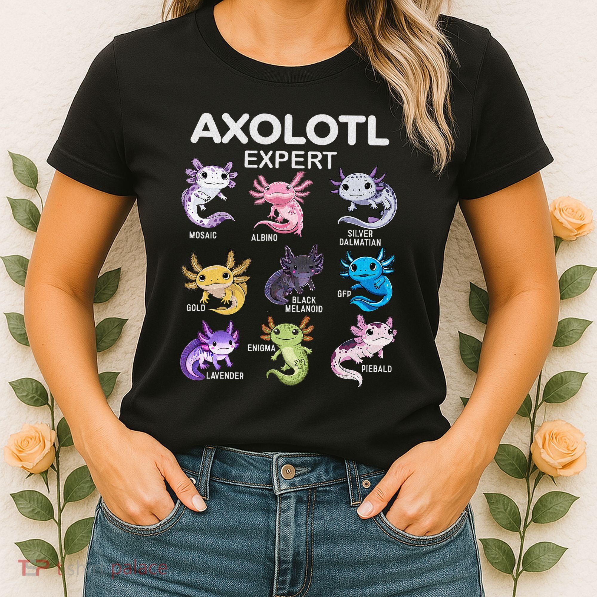 Cute Axolotl Girl Axolotl Gift Women's T-Shirt