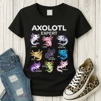 Cute Axolotl Girl Axolotl Gift Women's T-Shirt thumb 3