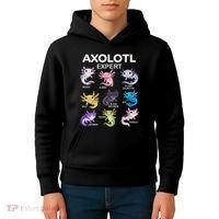 Cute Axolotl Girl Axolotl Gift Kids Hoodie thumb 4