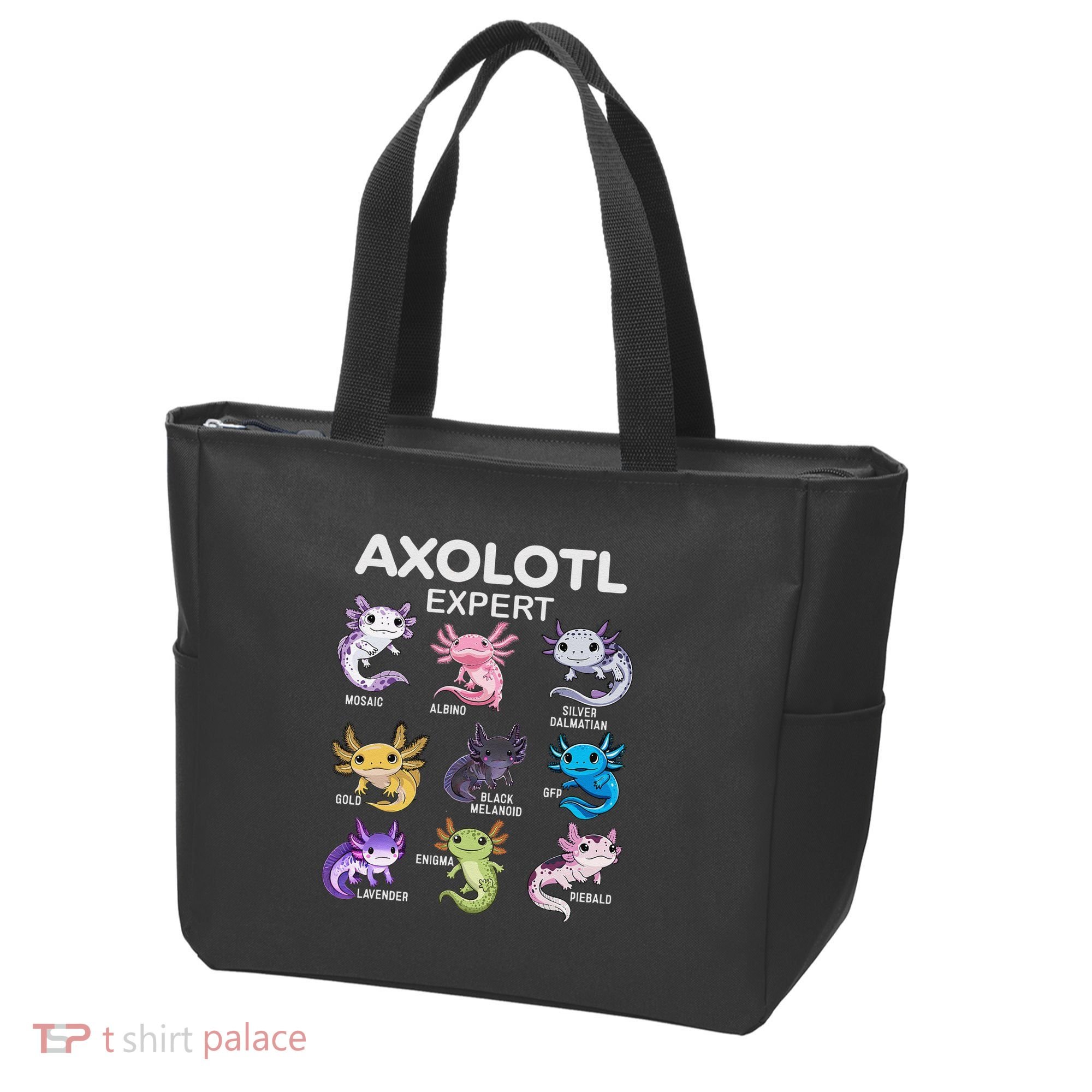 Cute Axolotl Girl Axolotl Gift Tote Bag