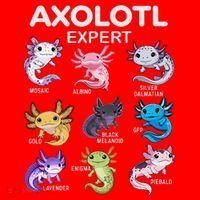 Cute Axolotl Girl Axolotl Gift Santa Hat thumb 1