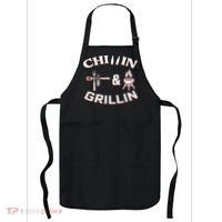 Chillin And Grillin BBQ Cooking Apron thumb 0
