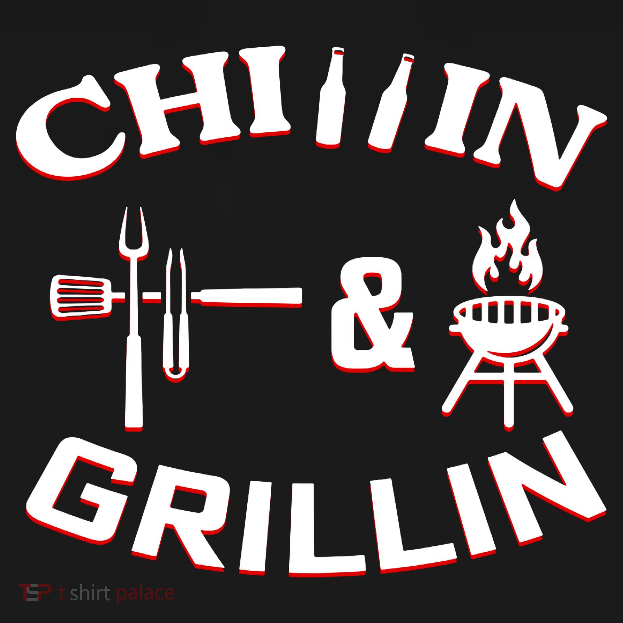 Chillin And Grillin BBQ Cooking Button
