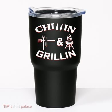 Chillin And Grillin BBQ Cooking Tumbler