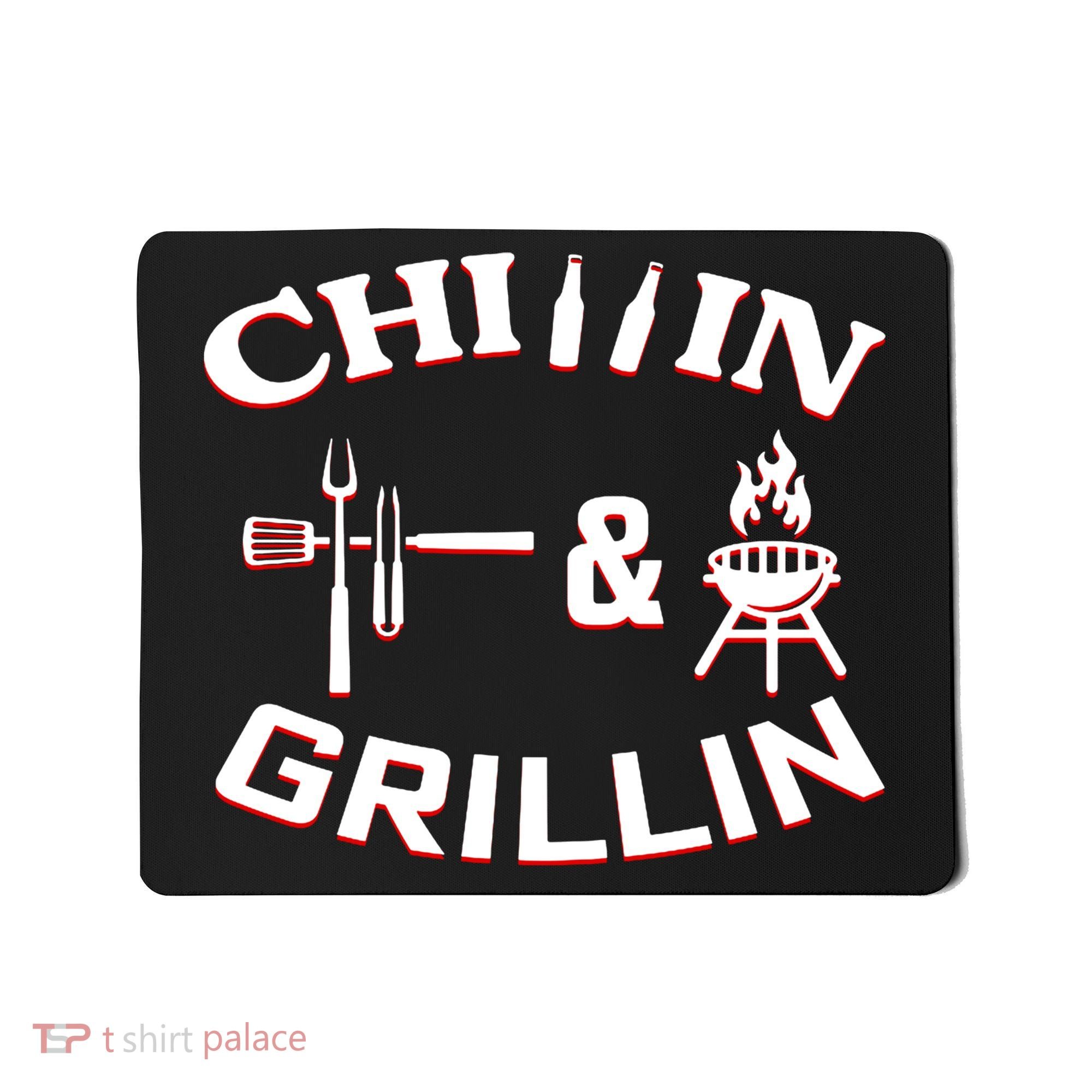 Chillin And Grillin BBQ Cooking Mousepad