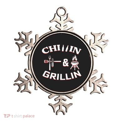 Chillin And Grillin BBQ Cooking Ornament
