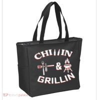 Chillin And Grillin BBQ Cooking Tote Bag thumb 2