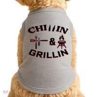 Chillin And Grillin BBQ Cooking Doggie Tank thumb 0