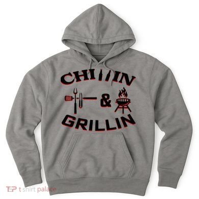 Chillin And Grillin BBQ Cooking Hoodie