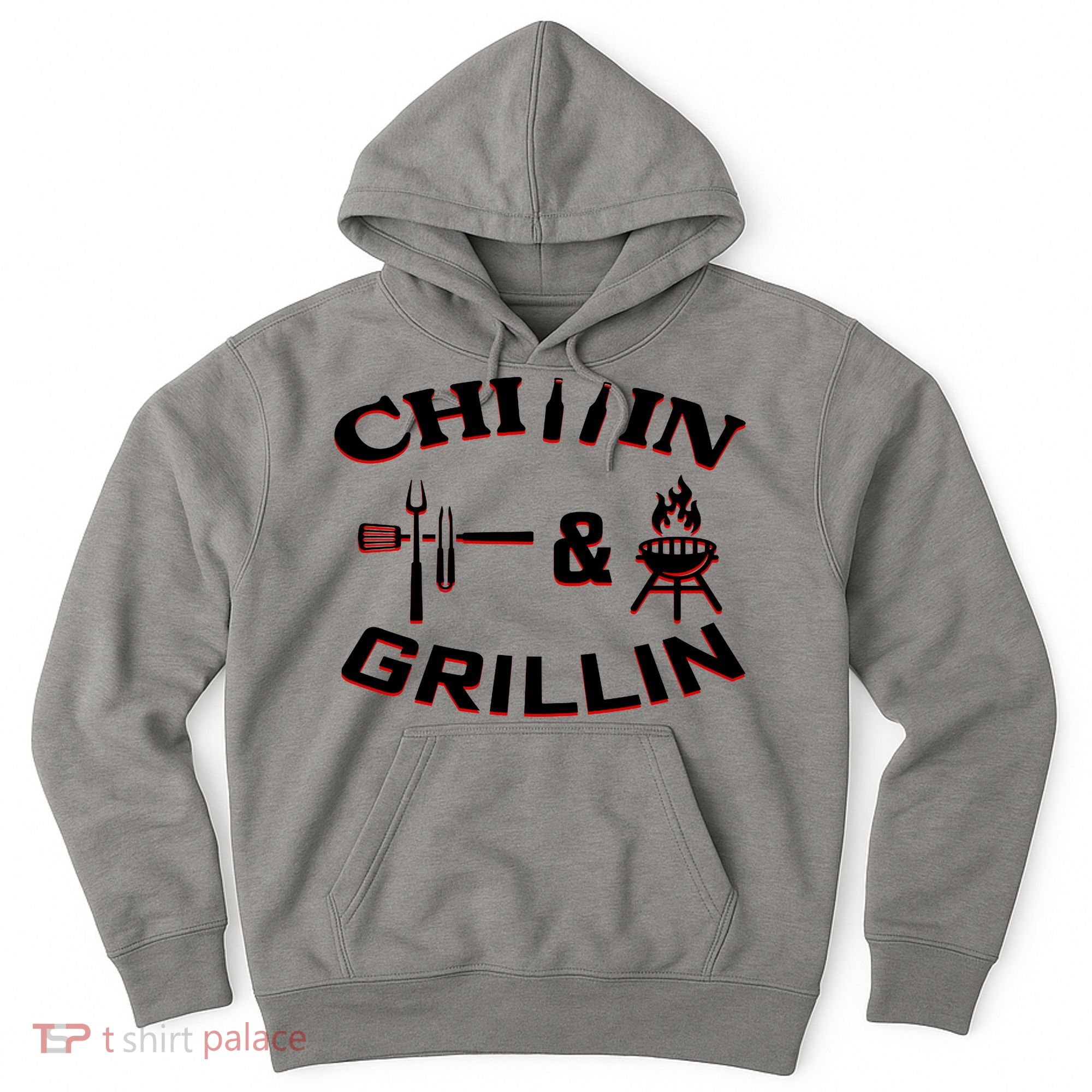 Chillin And Grillin BBQ Cooking Hoodie
