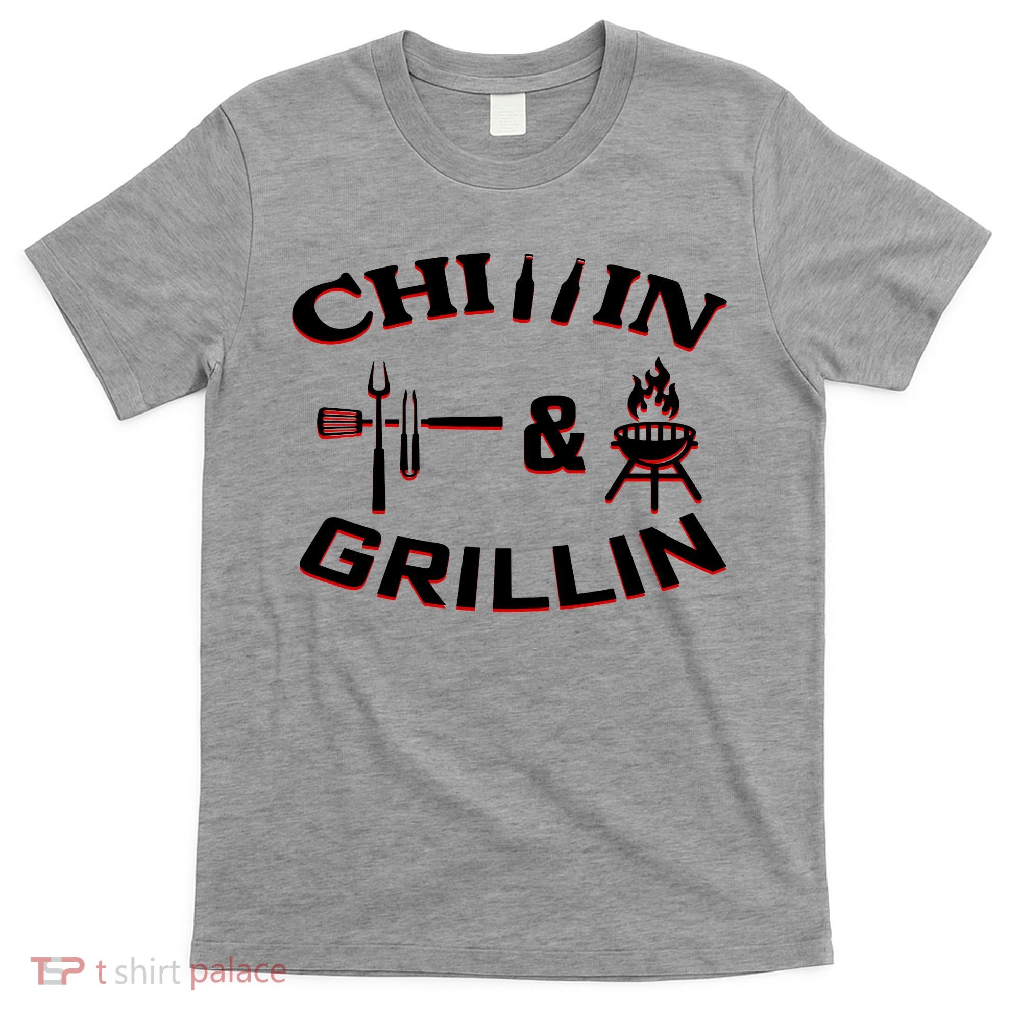 Chillin And Grillin BBQ Cooking T-Shirt