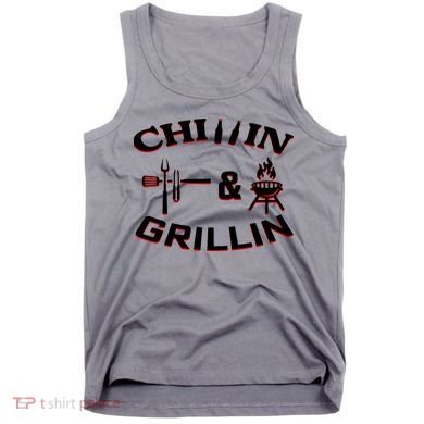 Chillin And Grillin BBQ Cooking Tank Top