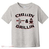 Chillin And Grillin BBQ Cooking Toddler T-Shirt thumb 0