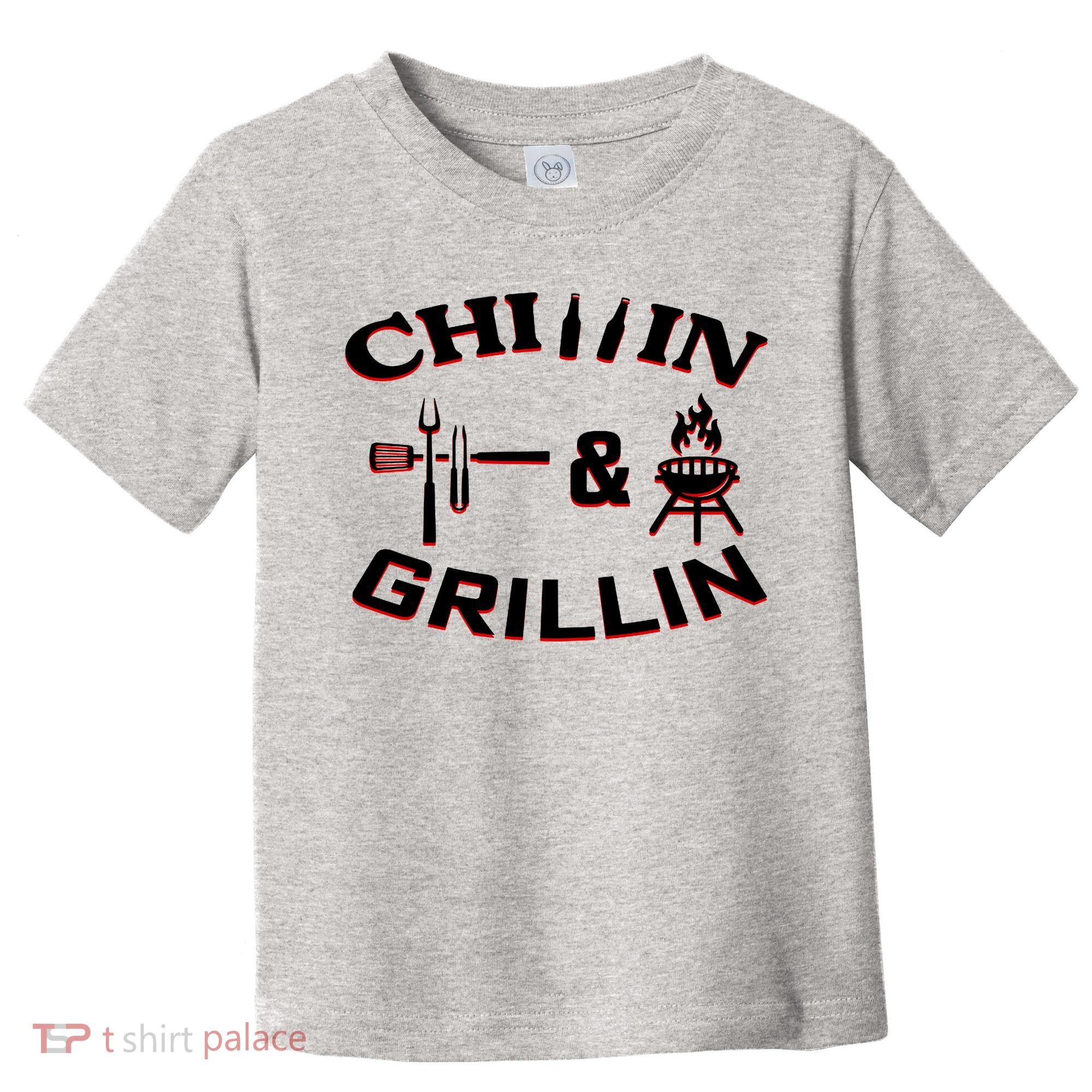 Chillin And Grillin BBQ Cooking Toddler T-Shirt