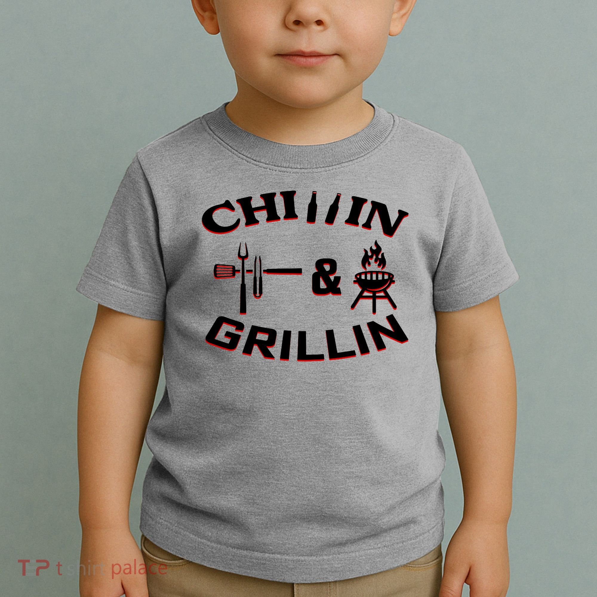 Chillin And Grillin BBQ Cooking Toddler T-Shirt