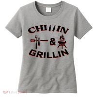 Chillin And Grillin BBQ Cooking Women's T-Shirt thumb 0